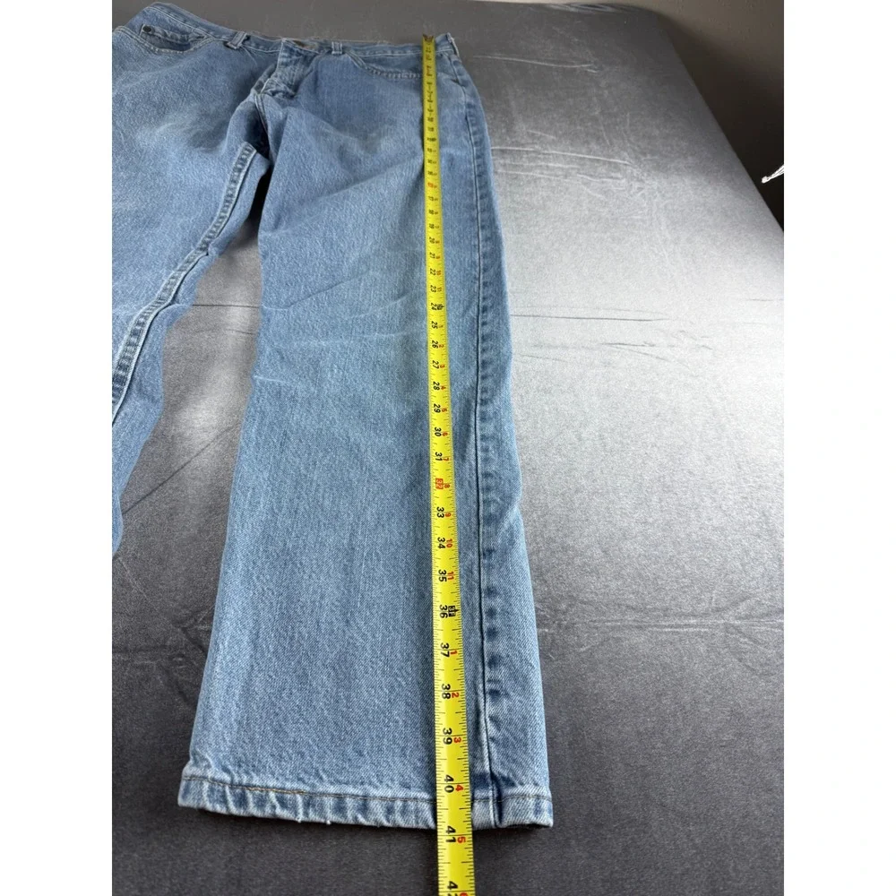 Wrangler Premium Quality Regular Fit Blue Jeans Mens 36x30 96501DS Medium Wash - Picture 8 of 13